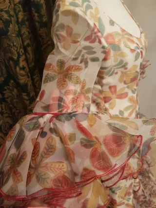 Traje de flamenca estampado floral