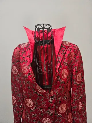 Casaco Chinês Vermelho Tamanho S