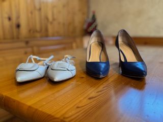 Scarpe donna blu e azzurre