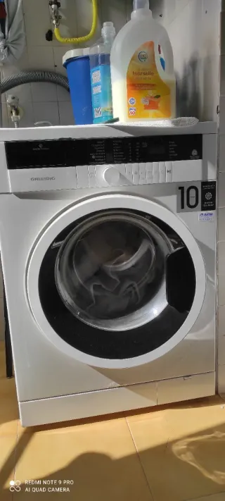Lavadora Grundig Blanca
