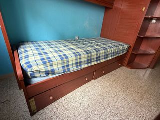 Dormitorio individual estilo barco