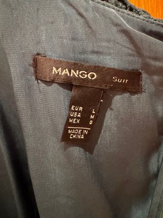 Vestido verde con encaje