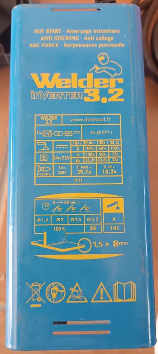 Soldador Inverter Welder 3.2 MMA