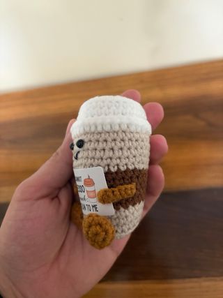 Peluche Amigurumi Taza Café Kawaii