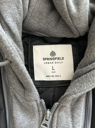 Chaqueta efecto cuero y sudadera Springfield T. L