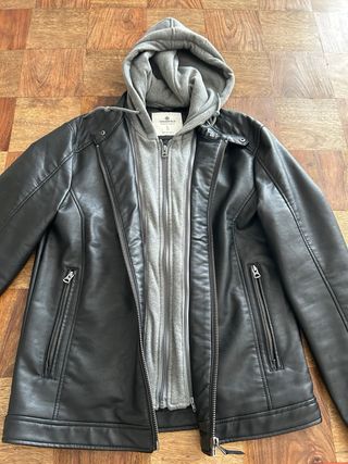 Chaqueta efecto cuero y sudadera Springfield T. L