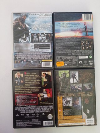 Lote 4 Películas DVD Acción