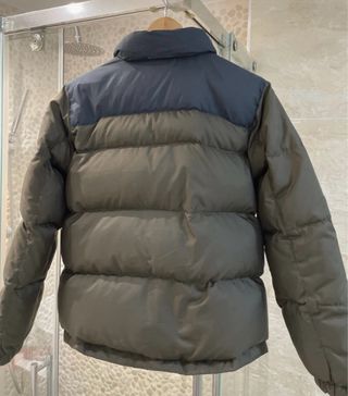 Plumífero Ralph Lauren Verde Oliva y azul oscuro.