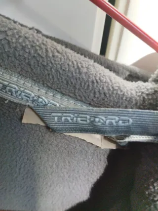 Chaqueta polar mujer gris