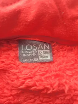 Abrigo infantil Losan 12-18 meses