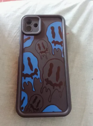 Funda Samsung A04 Diseño Caras Sonrientes