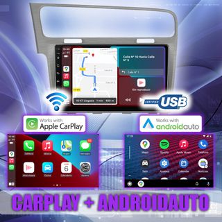 PANTALLA GPS VOLKSWAGEN GOLF 7 2012-2020 CARPLAY