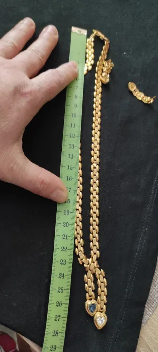 Conjunto Collar, Pulsera y Pendientes Corazón