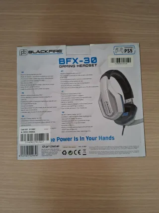 Auriculares Gaming BLACKFIRE BFX-30 PS5/PS4