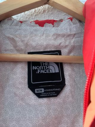 Chubasquero The North Face Naranja/Rojo