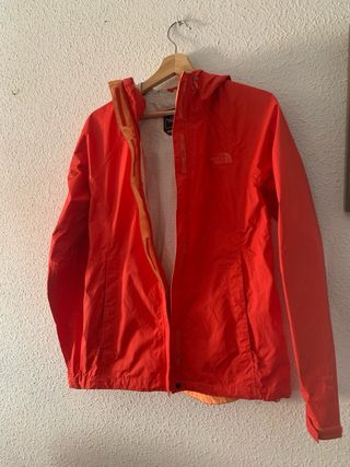 Chubasquero The North Face Naranja/Rojo