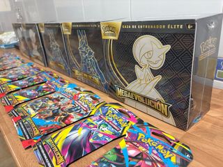 Cajas pokemon megaevolucion SOLO LAS CAJAS ESPAÑOL