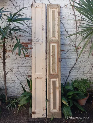 Porticones de madera antiguos