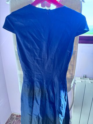 Vestido azul zara