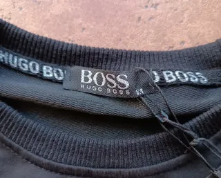 Sudadera BOSS Negra Logo Bordado