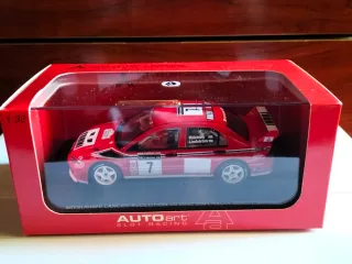 Mitsubishi Lancer Evo AUTOart slot nuevo en caja