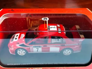 Mitsubishi Lancer Evo AUTOart slot nuevo en caja