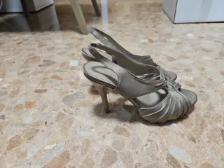 Sandalias Pedro Miralles Tacon Oro/Bronce