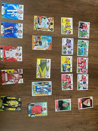 Cromos de diferentes colecciones y temporadas