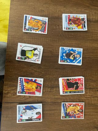 Cromos de diferentes colecciones y temporadas