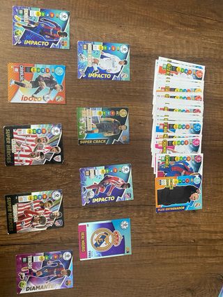 Cromos de diferentes colecciones y temporadas