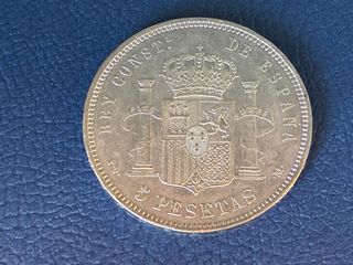 Duro Plata Alfonso XIII 1891