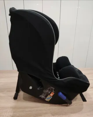 Silla de coche bebé negra