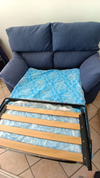 Sofá-cama 2 plazas 1.50x0.90x1m