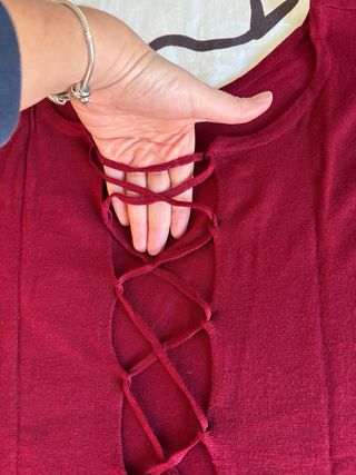 Jersey espalda abierta