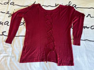 Jersey espalda abierta