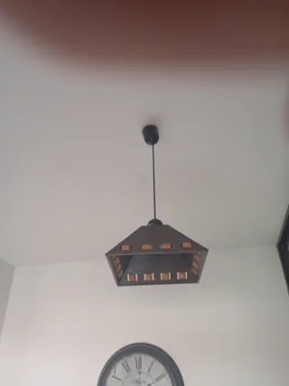 Lámparas de techo triangular