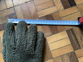 Guanti in pile orsetto unisex