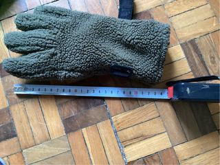 Guanti in pile orsetto unisex