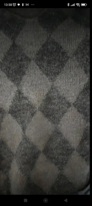 Jersey Tintoretto rombos con lentejuelas