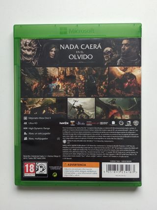 La Tierra Media: Sombras de Guerra Xbox One