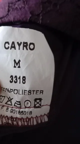 Falda mini de encaje morado