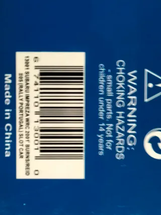 Subaru Impreza WRC AUTOart slot nuevo en caja