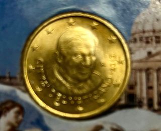 Moneda Vaticano 50 céntimos Juan Pablo II 2013