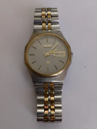 Seiko 6923-7040 Quarzo Oro Argento