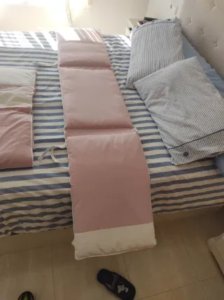 Chichonera, funda cambiador y edredón cuna bebé