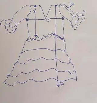 Traje Flamenca Niña Rojo Lunares Blancos