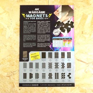 AK Interactive Magnets for Bases Square 25x25mm