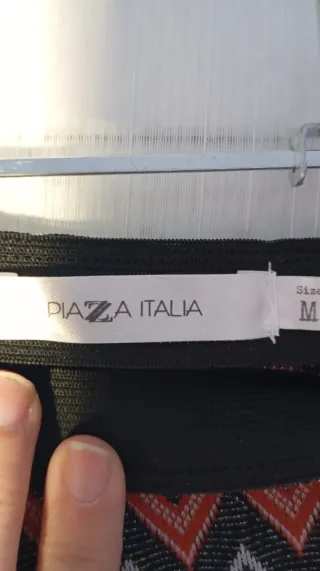 Falda mini zigzag multicolor