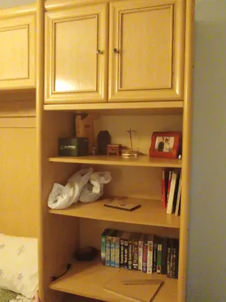 Dormitorio juvenil madera, buen estado