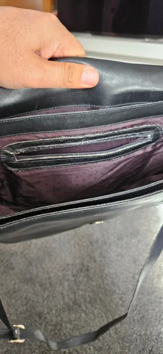 Bolso Cartier Negro Piel